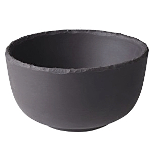 картинка Салатник 250мл D=10,H=6см черный,матовый «Базальт» фарфор 