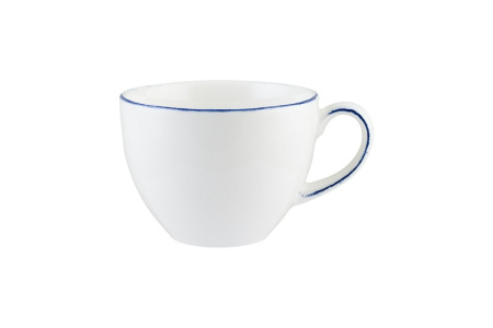 картинка Чашка 230 мл. чайная d=93 мм. h=69 мм. Ретро синий край (блюдце E101RIT01CT,E101GRM01STB) 