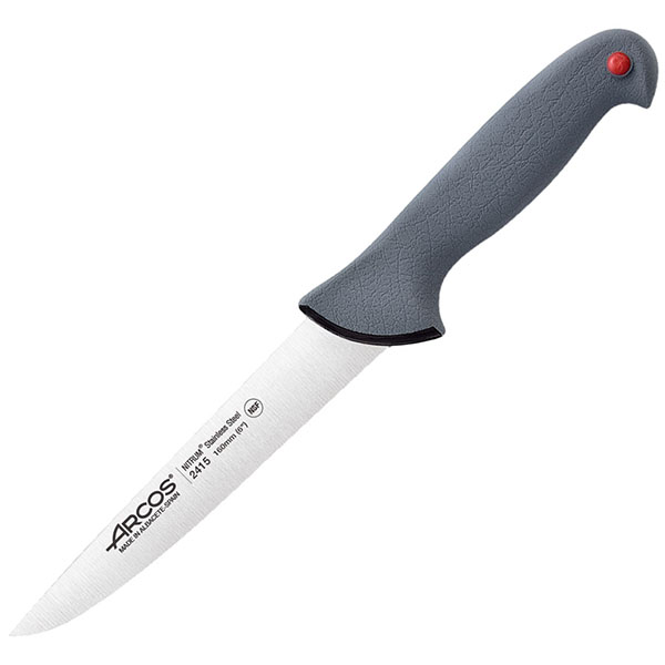 картинка Нож для мяса L=30/16см.«Колор проф» сталь нерж.,серый 