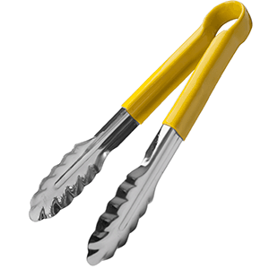картинка Щипцы универсальные L=24/8.5,B=4см сталь нерж.,резина,желтая ручка 