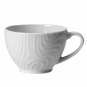 картинка Чашка кофейная 90мл. D=6.5,H=4.5,L=8.5см. белый «Оптик» фарфор 