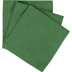картинка Салфетки 3х-слойн. 20шт бум. салфет. L=13,B=13см зелен. 