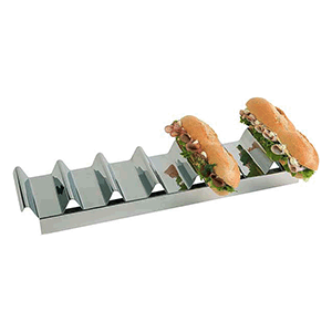 картинка Подставка для бутербродов на 7шт. сталь нерж.L=47.5,B=10.5см 