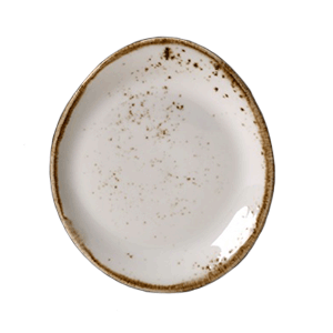 картинка Тарелка пирожковая D=15.5,H=1.8см. белый «Крафт» фарфор 