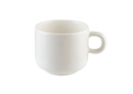 картинка Чашка 80 мл. кофейная d=58 мм. h=50 мм. Хюгге Белый (блюдце HYG01KT) 
