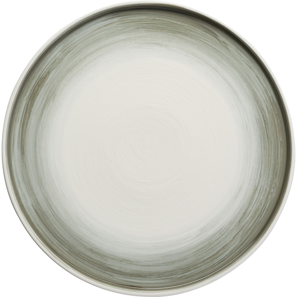 картинка Тарелка с высоким бортом D=279,H=17мм «Айсио» фарфор,белый,серый 