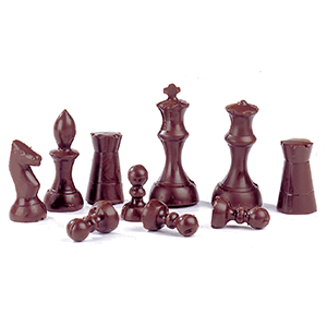 картинка Форма для шоколада «Шахматы» [16шт] 