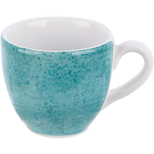 картинка Чашка для эспрессо 80мл «Аида» фарфор,бирюз. 