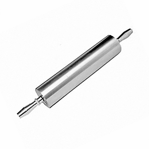 картинка Скалка L=38см D=9 с ручками алюмин. 