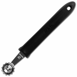 картинка Нож для удаления плодоножки D=20,H=8,L=145мм  сталь,абс-пластик черный,металлич. 