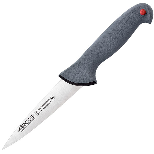 картинка Нож для мяса L=26, 5/13см.«Колор проф» сталь нерж.,серый 