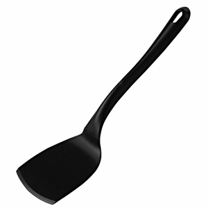 картинка Лопатка кухонная L=36/11,B=9.5см пластик черный 