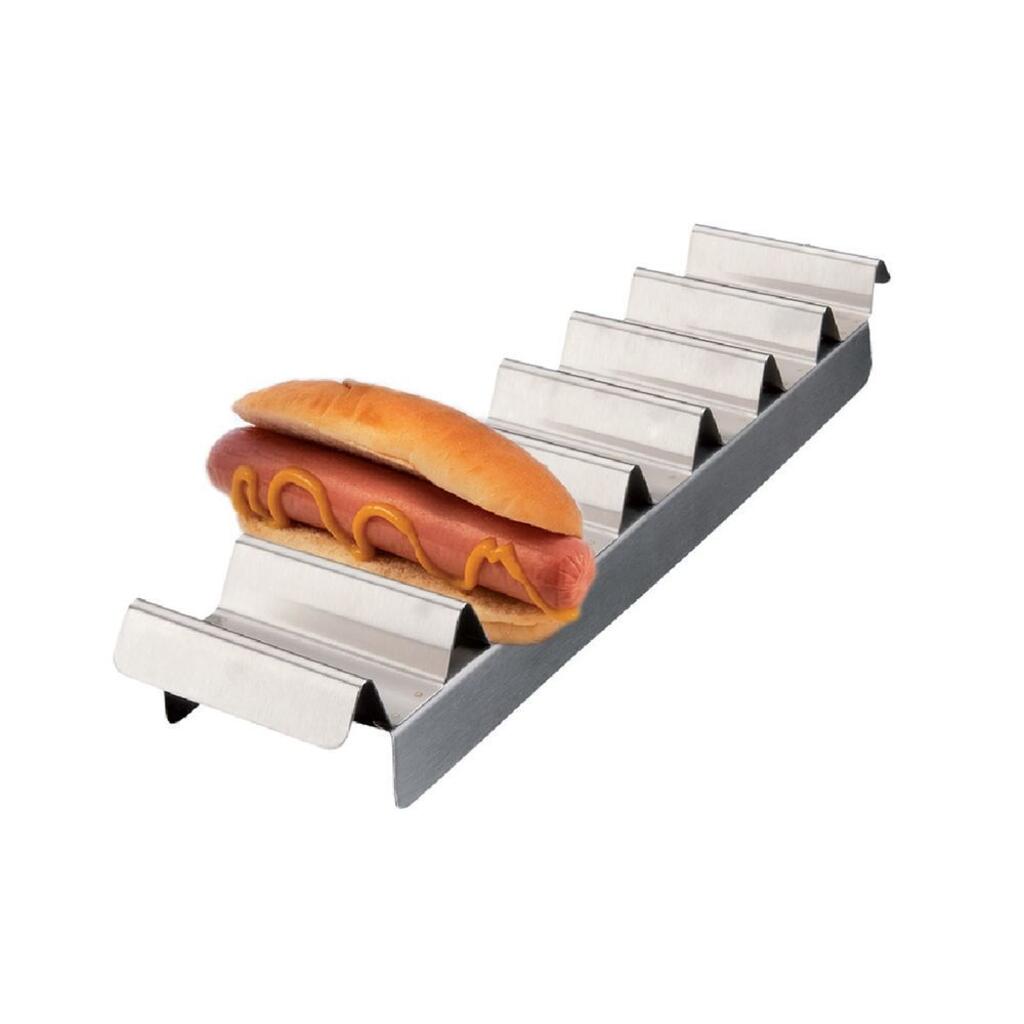 картинка Подставка для бутербродов на 6шт 47,3*10,2 см. нерж. 