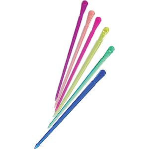 картинка Пики для канапе L=8.5см «Булава» [400шт] разноцветн. полистирол 