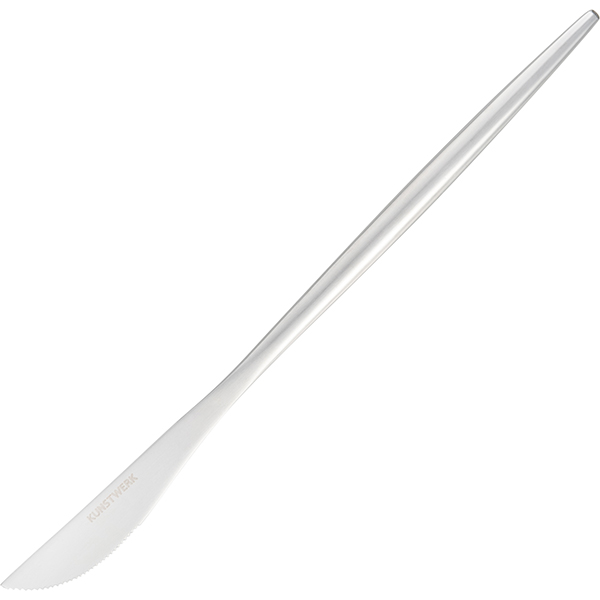 картинка Нож столовый L=223,B=15мм.«Стил Сильвер Мэтт»сталь нерж.серебрист. 
