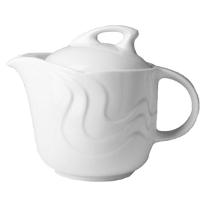 картинка Чайник с крыш.750мл. D=10.2,H=14.7,B=18см.«Мелодия» фарфор белый 