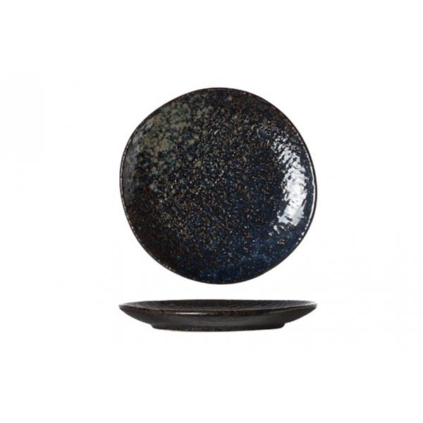 картинка Тарелка круглая, Ø 14 см, фарфор, покрытие - глазурь, серия BLACK YORU 