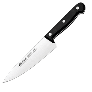 картинка Нож поварской L=15,5см «Универсал» черный 
