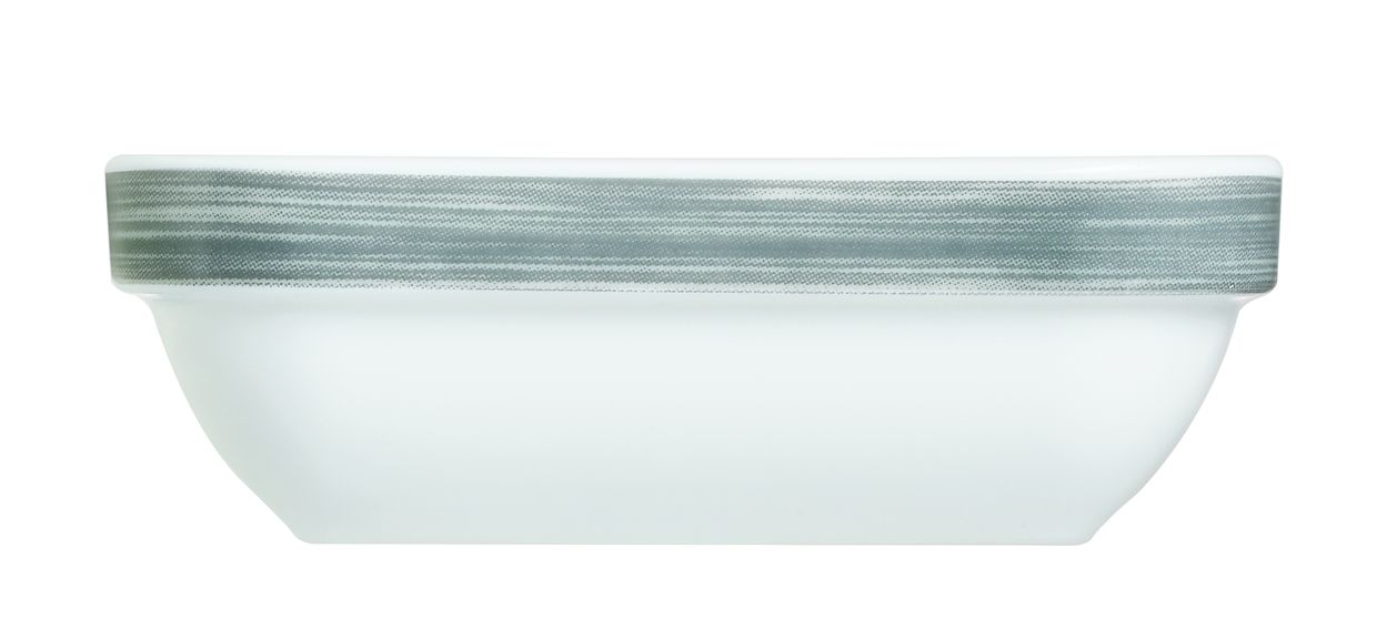 картинка Салатник d=110 мм. серый край Браш 