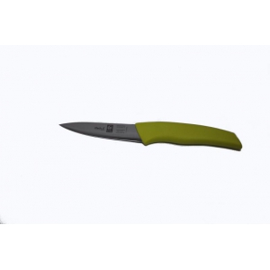 картинка Нож для овощей 100/200 мм. салатовый I-TECH 