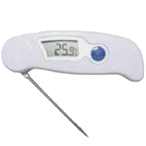 картинка Термометр цифровой (-50С+300С) L=135,B=40мм, пластик,сталь нерж. 