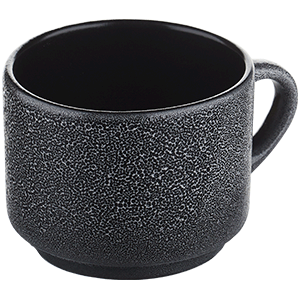 картинка Чашка чайная 200мл.«Млечный путь» фарфор черный 