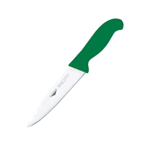картинка Нож кухонный L=29/16,B=3см.универсальный зелен. 