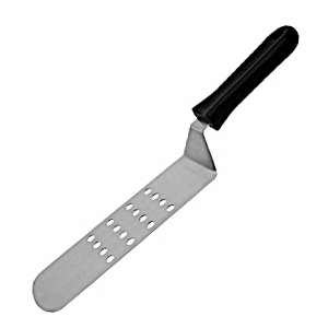 картинка Лопатка для гамбургеров L=37/13,B=7см перфорир. пластик,сталь нерж. черный 