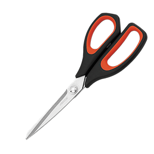 картинка Ножницы кухонные L=24см «Прошеф» черный,красный 