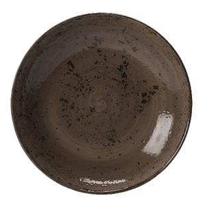 картинка Салатник 650мл. D=20.5,H=4см. серый «Крафт» фарфор 