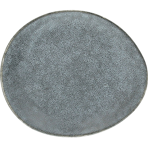 картинка Тарелка для хлеба D=16см «Органика» фарфор серый 