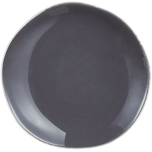 картинка Тарелка мелкая D=16см.«Рокалео Грэй» фарфор серый 