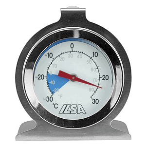 картинка Термометр для холодильника D=61,H=70,B=35мм сталь металлич. 