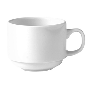 картинка Чашка чайная 213мл. D=75,H=70мм «Монако Вайт» фарфор 