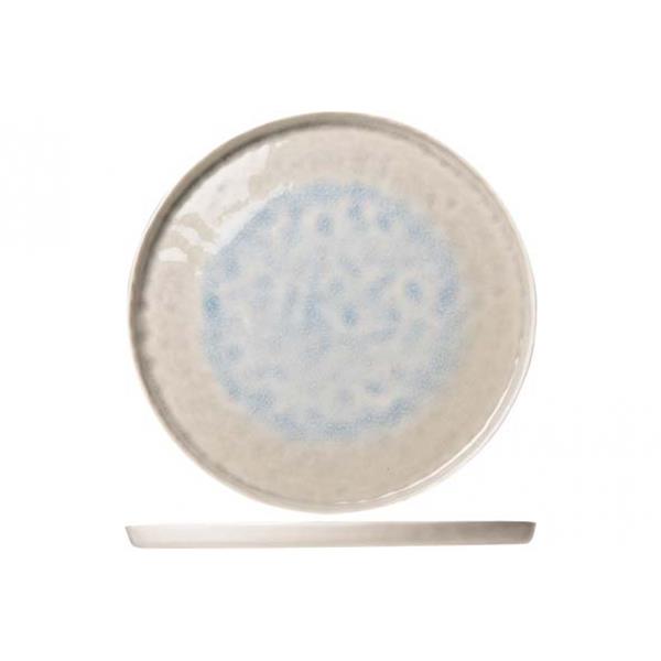 картинка Тарелка круглая, Ø 27,5 см, бледно-голубой, фарфор, покрытие - глазурь,Medusa 