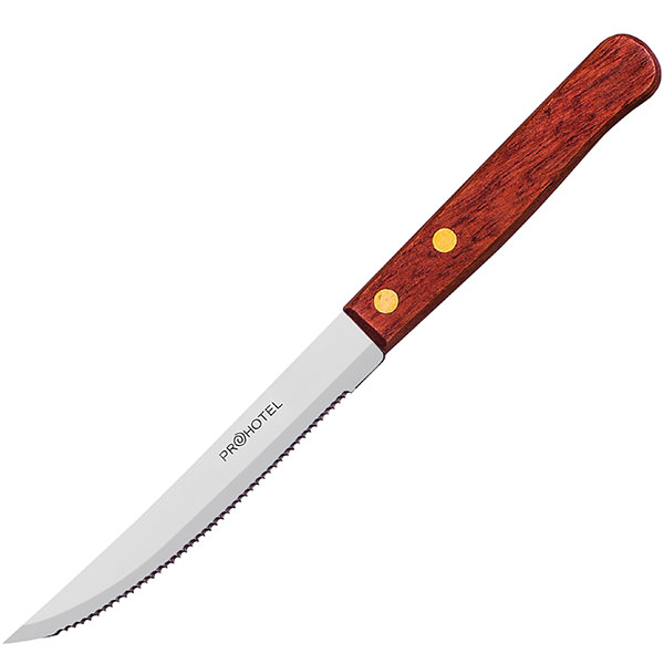 картинка Нож для стейка L=215/115,B=15мм. сталь нерж.,дерево 