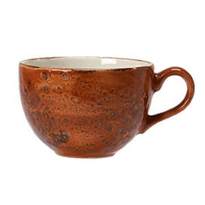картинка Чашка чайная 228мл.D=9,H=6см. терракот «Крафт» фарфор 
