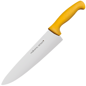 картинка Нож поварской L=38/24,B=5.5см желт. 