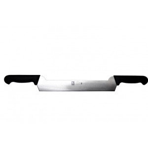 картинка Нож для сыра 300/580 мм. с двумя ручками, черный PRACTICA 