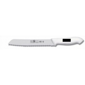 картинка Нож для хлеба 255/375 мм черный, с волн.кромкой, HoReCa 