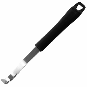 картинка Нож фигурный для масла L=160/43,B=20мм сталь,полипроп. 