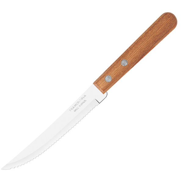 картинка Нож для стейка L=12,5см/сталь нерж. дерево 