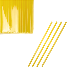 картинка Трубочки без изгиба L=24см D=0.8,L=24см желт. 250шт 