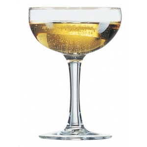 картинка Шампан.-блюдце «Элеганс»;стекло;160мл;D=90,H=123мм;прозр. 