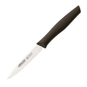 картинка Нож для чистки овощей и фруктов L=21/100мм «Нова» черный 