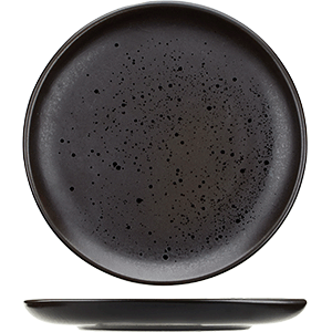 картинка Тарелка плоская D=27см «Оникс» керамика, черный 