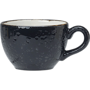 картинка Чашка кофейная 85мл «Крафт лакрица» черный 