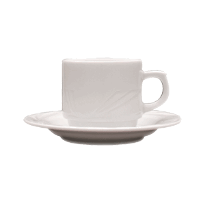 картинка Чашка кофейная 100мл D=6,H=5.5,B=8.5см белый «Аркадия» фарфор 