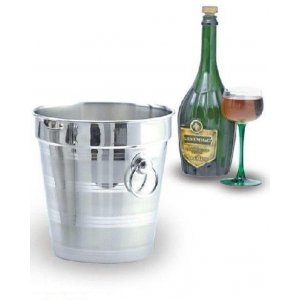 картинка Ведро для шампанского 3,8 л. d=200/130 мм. h=200 мм. 3800 мл. с кольцами 
