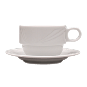картинка Чашка кофейная 160мл D=7.5,H=5.5,B=11см белый «Аркадия» фарфор 